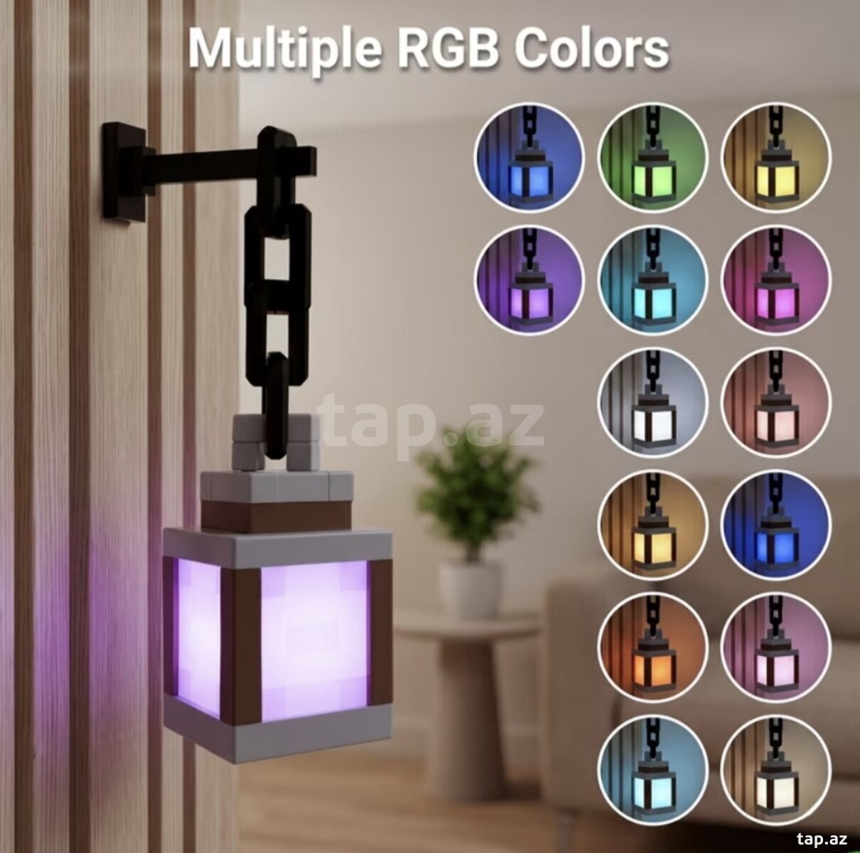 Minecraft RGB Divar işığı