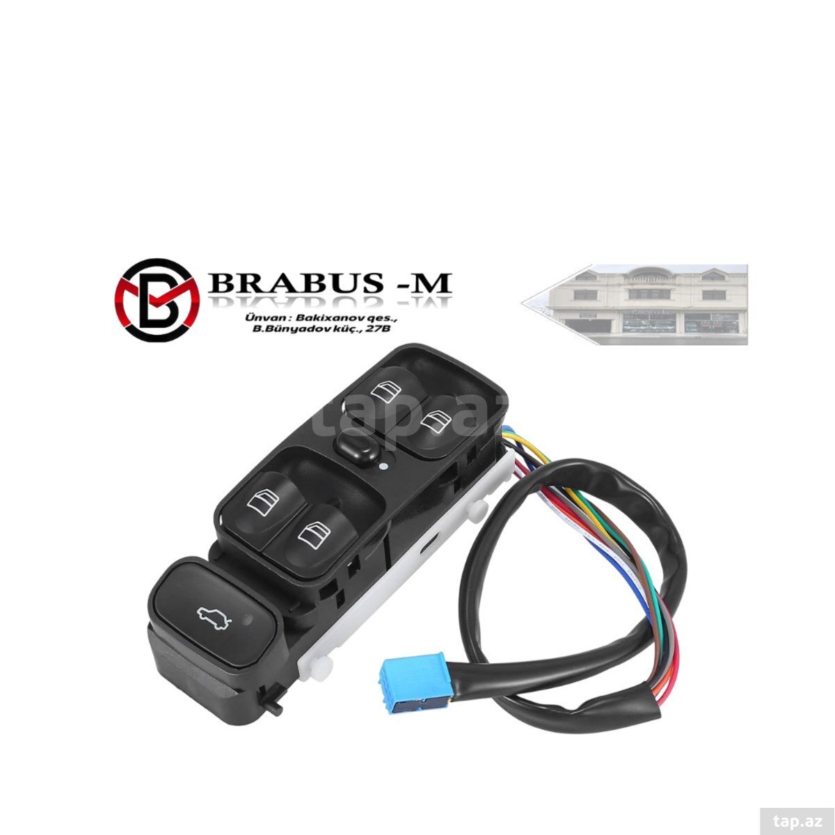 Mercedes W203 şüşə qaldıran düymələri