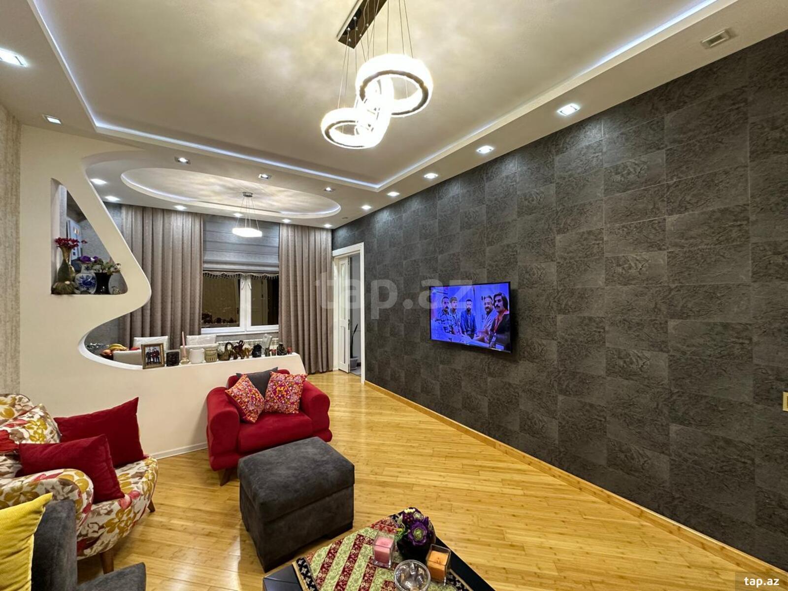 3-otaqlı yeni tikili, Nobel pr., 95 m²