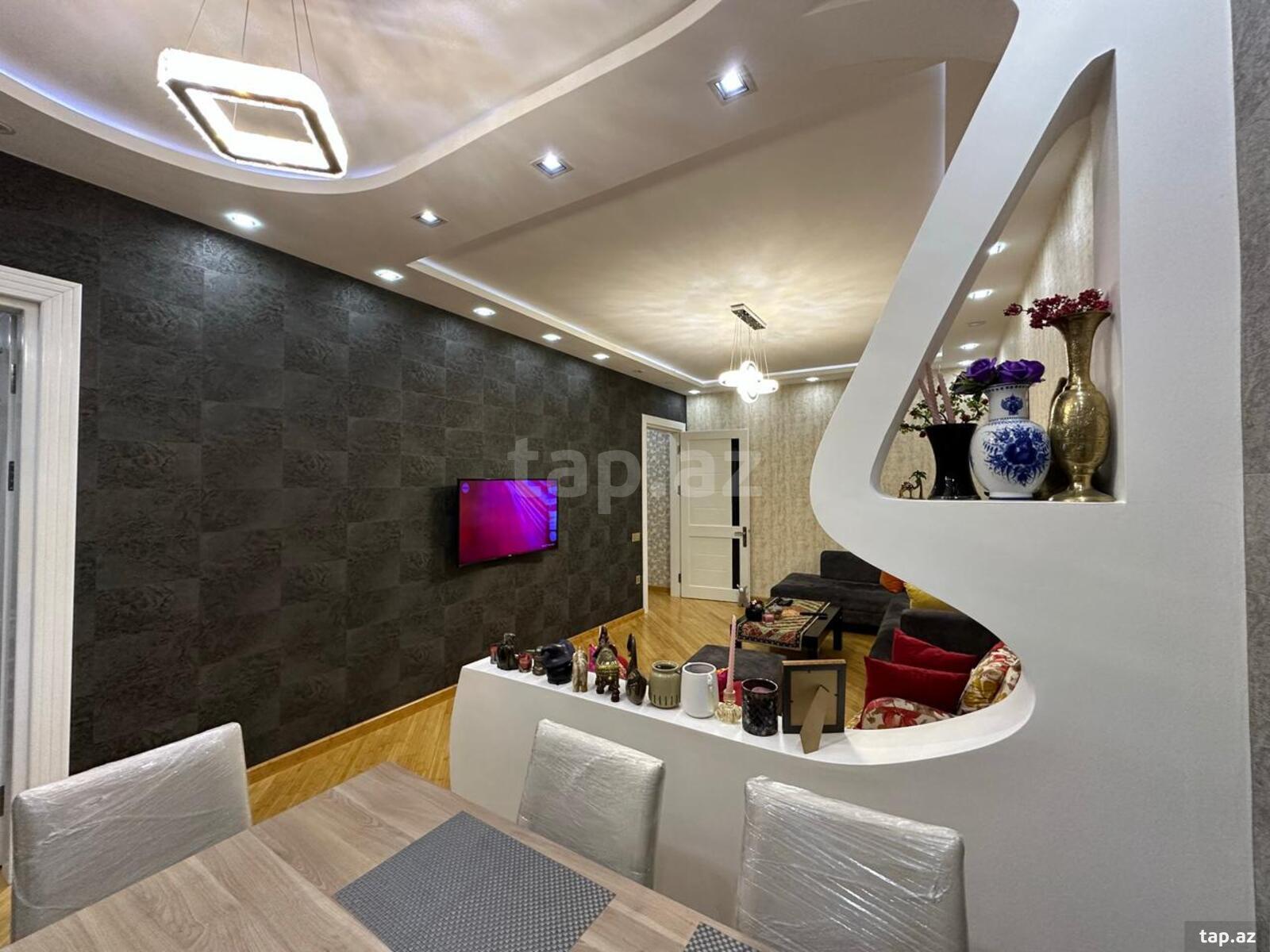 3-otaqlı yeni tikili, Nobel pr., 95 m²