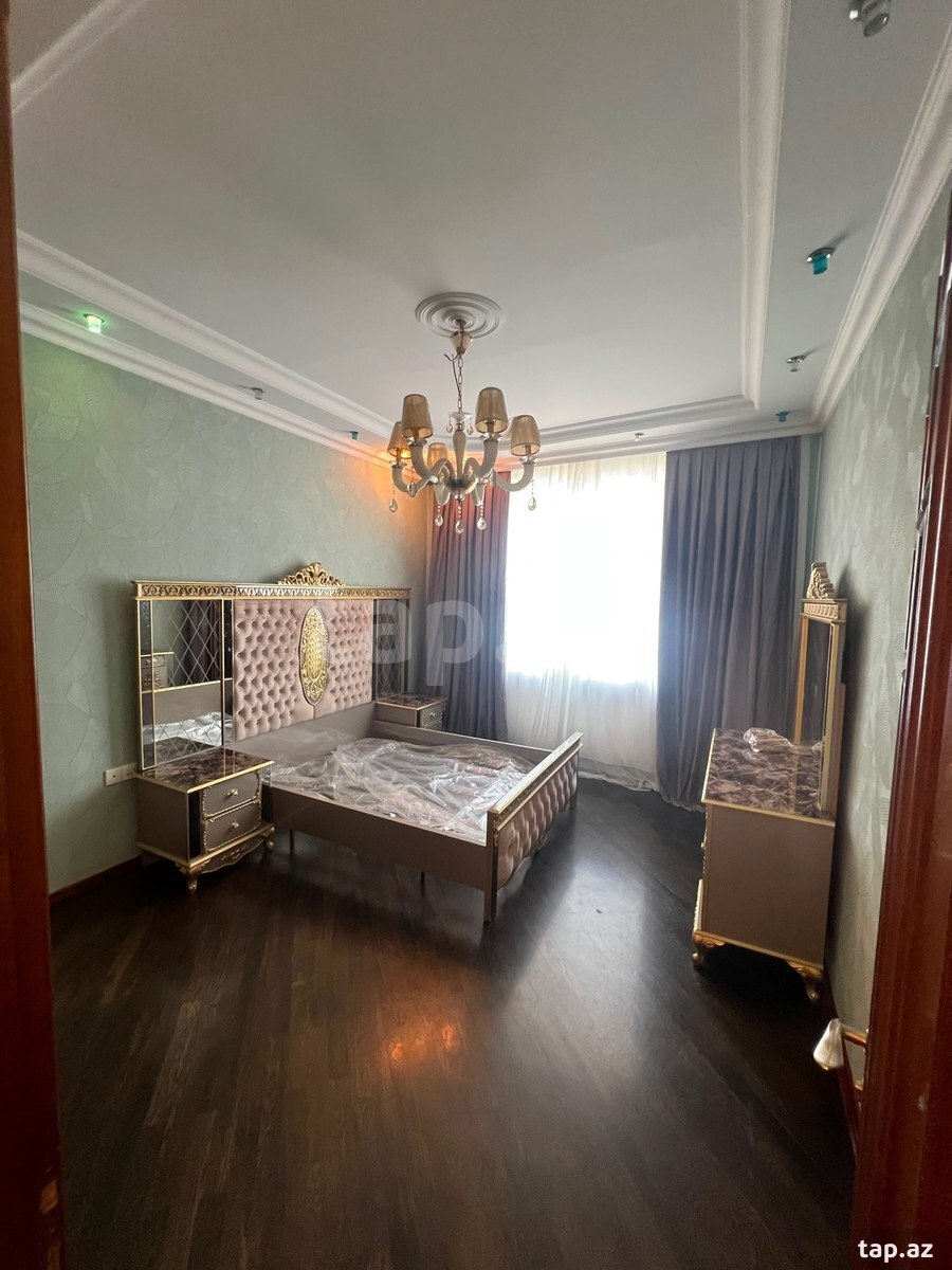 3-otaqlı yeni tikili kirayə verilir, Nəsimi r., 125 m²