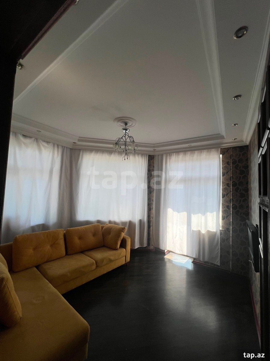 3-otaqlı yeni tikili kirayə verilir, Nəsimi r., 125 m²