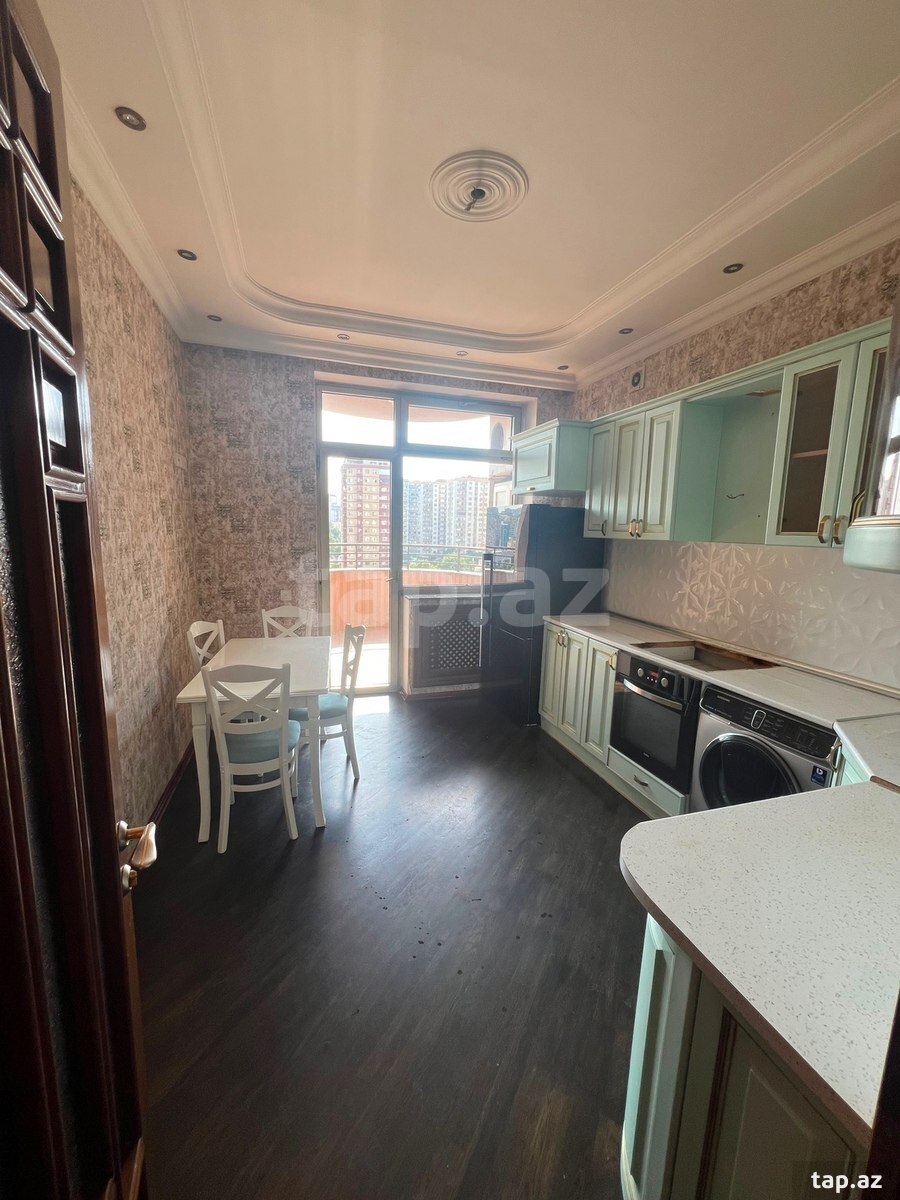 3-otaqlı yeni tikili kirayə verilir, Nəsimi r., 125 m²