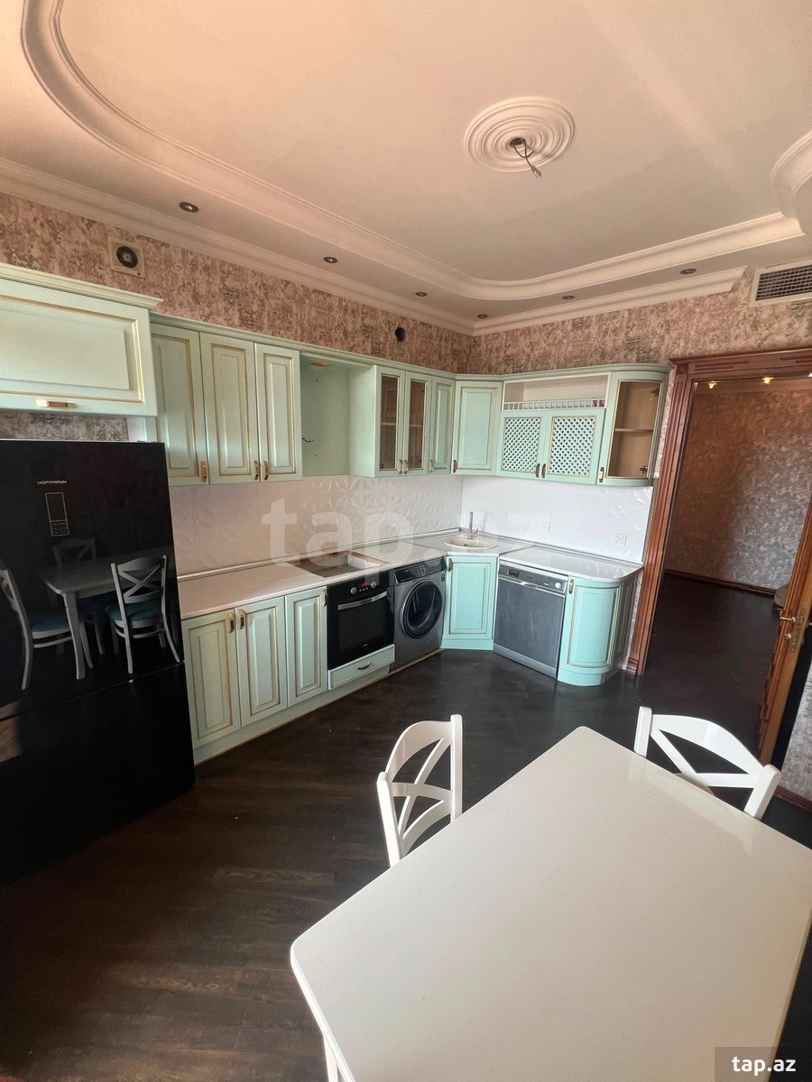 3-otaqlı yeni tikili kirayə verilir, Nəsimi r., 125 m²