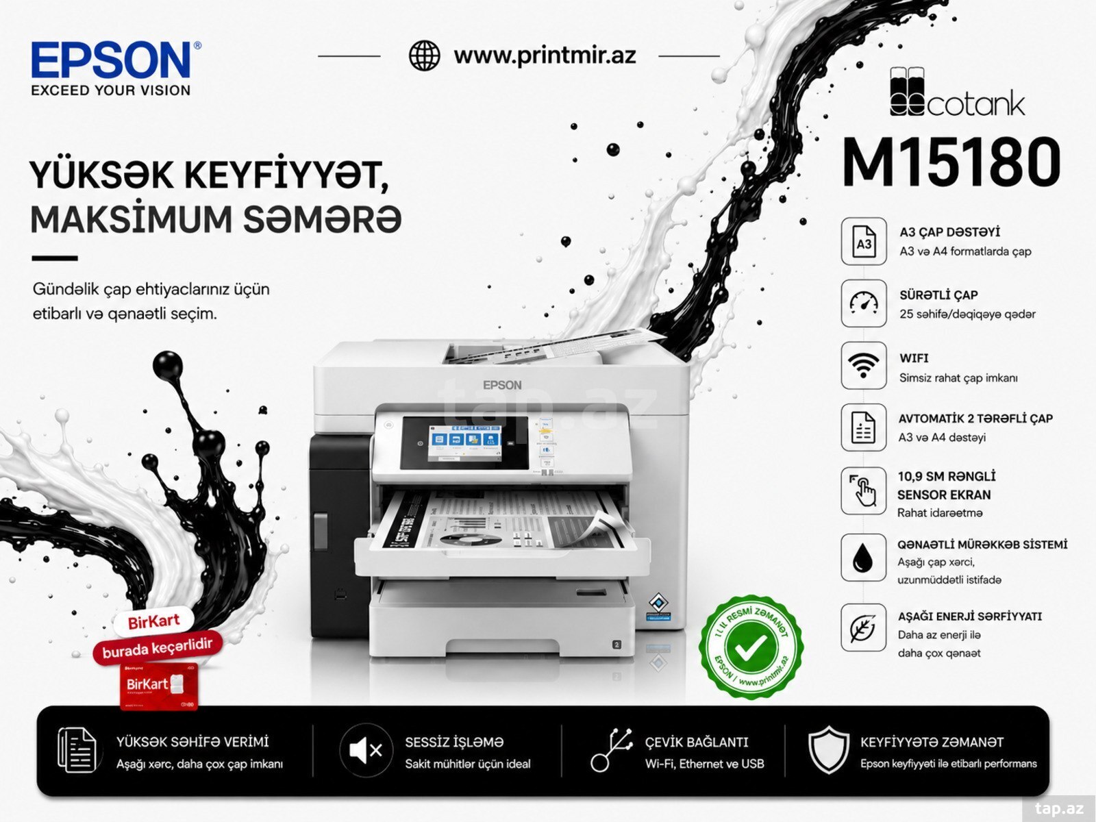 Printer "Epson EcoTank M15180"