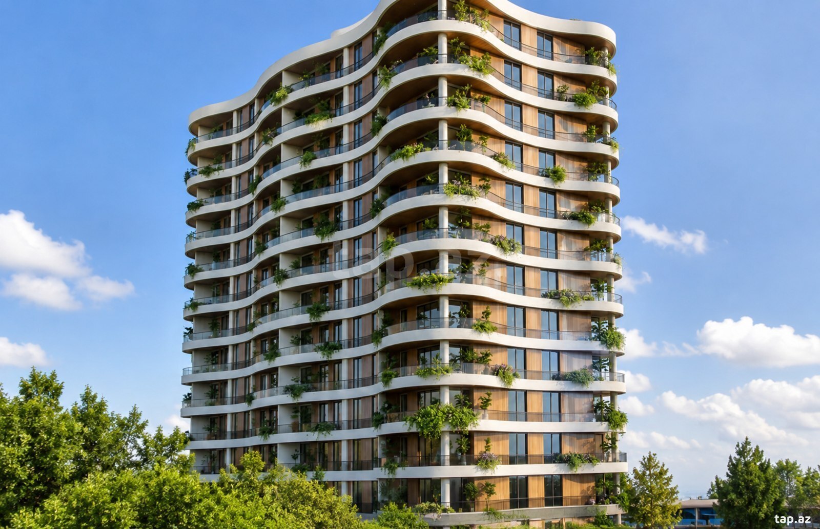 5-otaqlı yeni tikili, Gənclik m., 272 m²