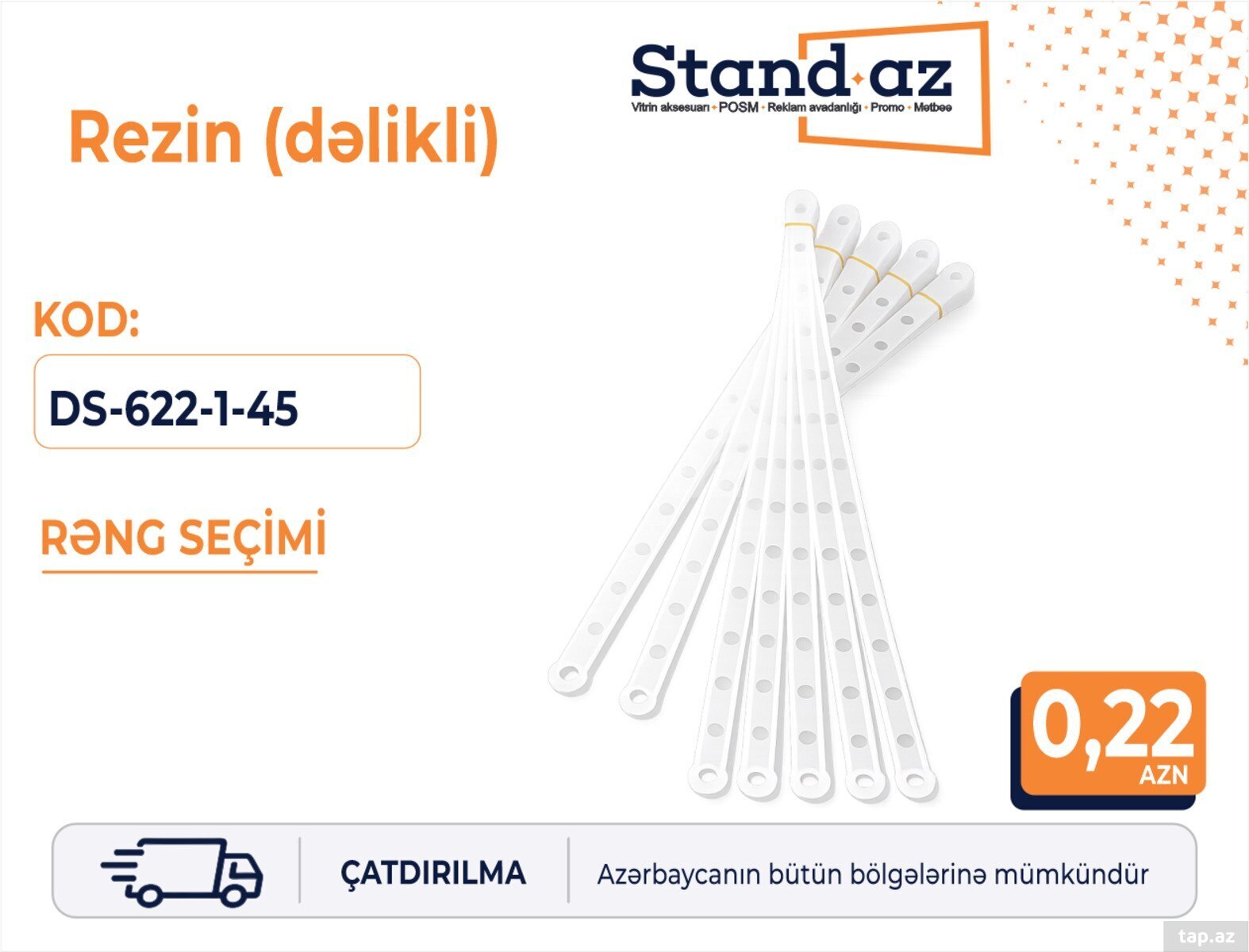 Asılqan üçün rezin birləşdirici