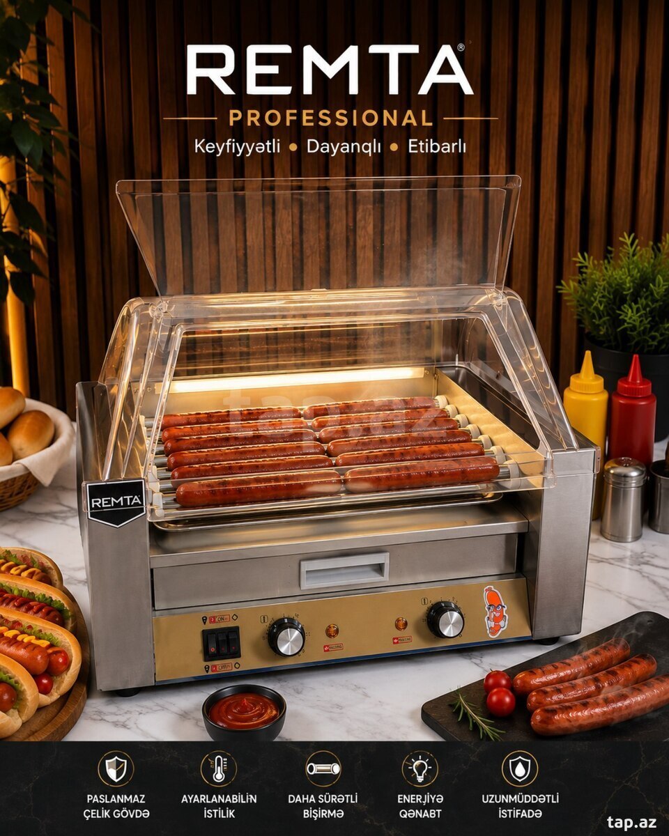Hotdog bişirmə aparatı Remta