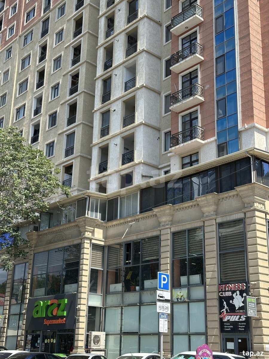 4-otaqlı yeni tikili, Nərimanov r., 175 m²