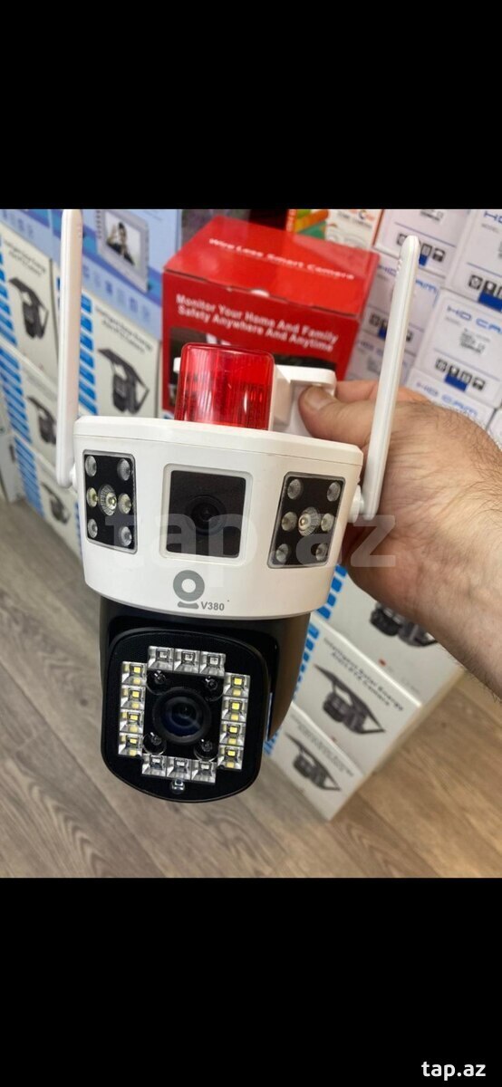 2 kamera günəṣ paneli sim kartli 8mp/4k