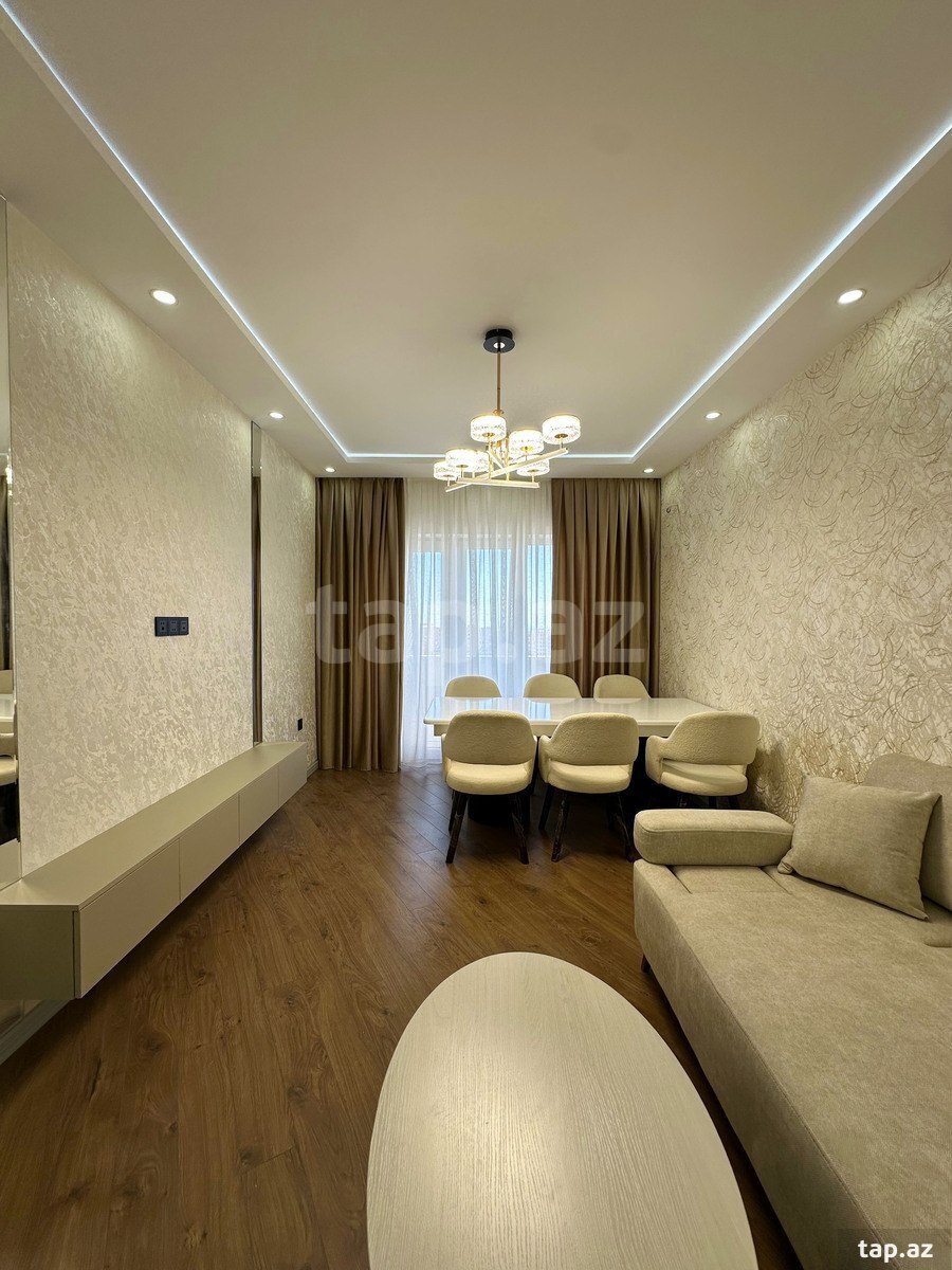 3-otaqlı mənzil, N. Tusi küç., 90 m²