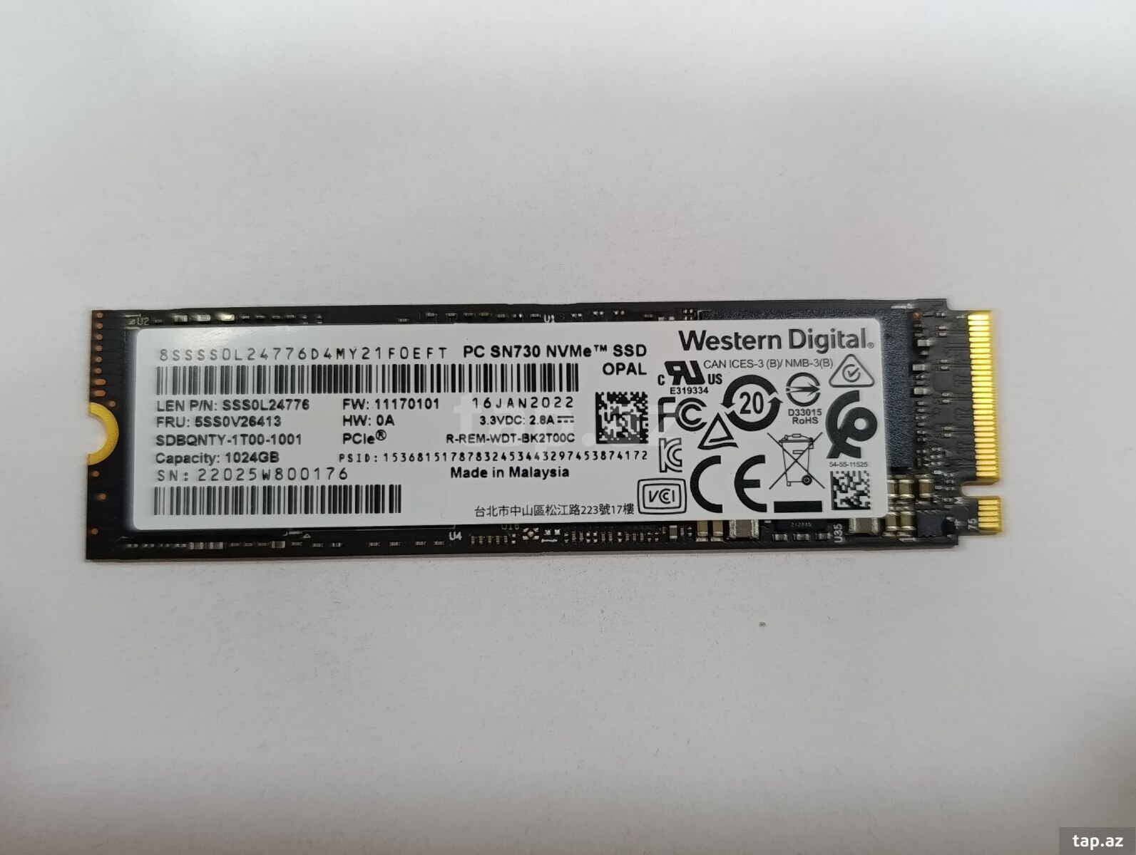 Western Digital PC SN730 NVMe SSD 1TB