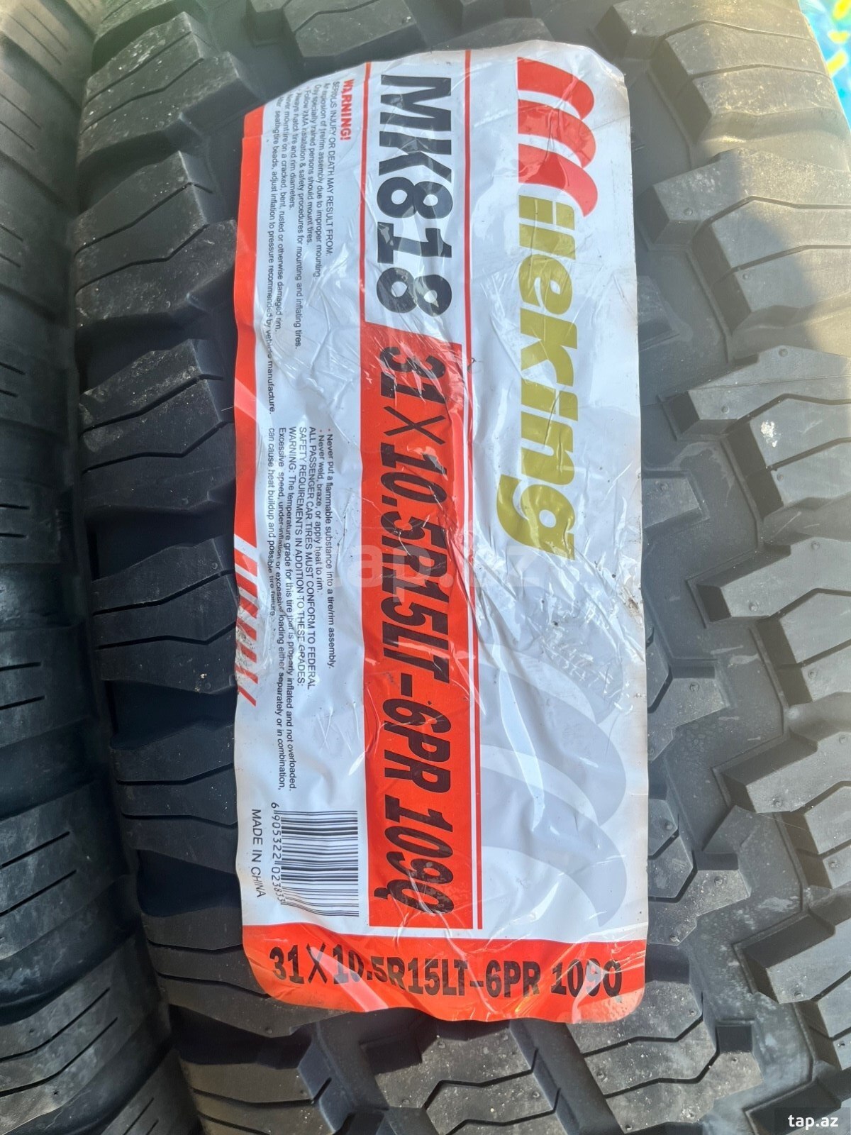 MİLEKİNG şinləri 31x10.50R15LT & 265/70 R15