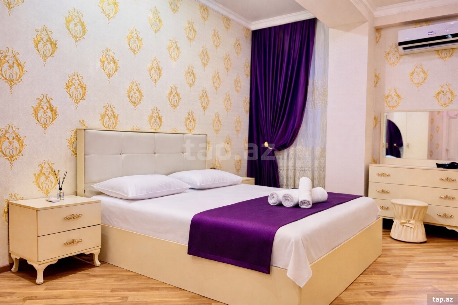 3-otaqlı yeni tikili kirayə verilir, Həsən Salmani küç. 1, 100 m²