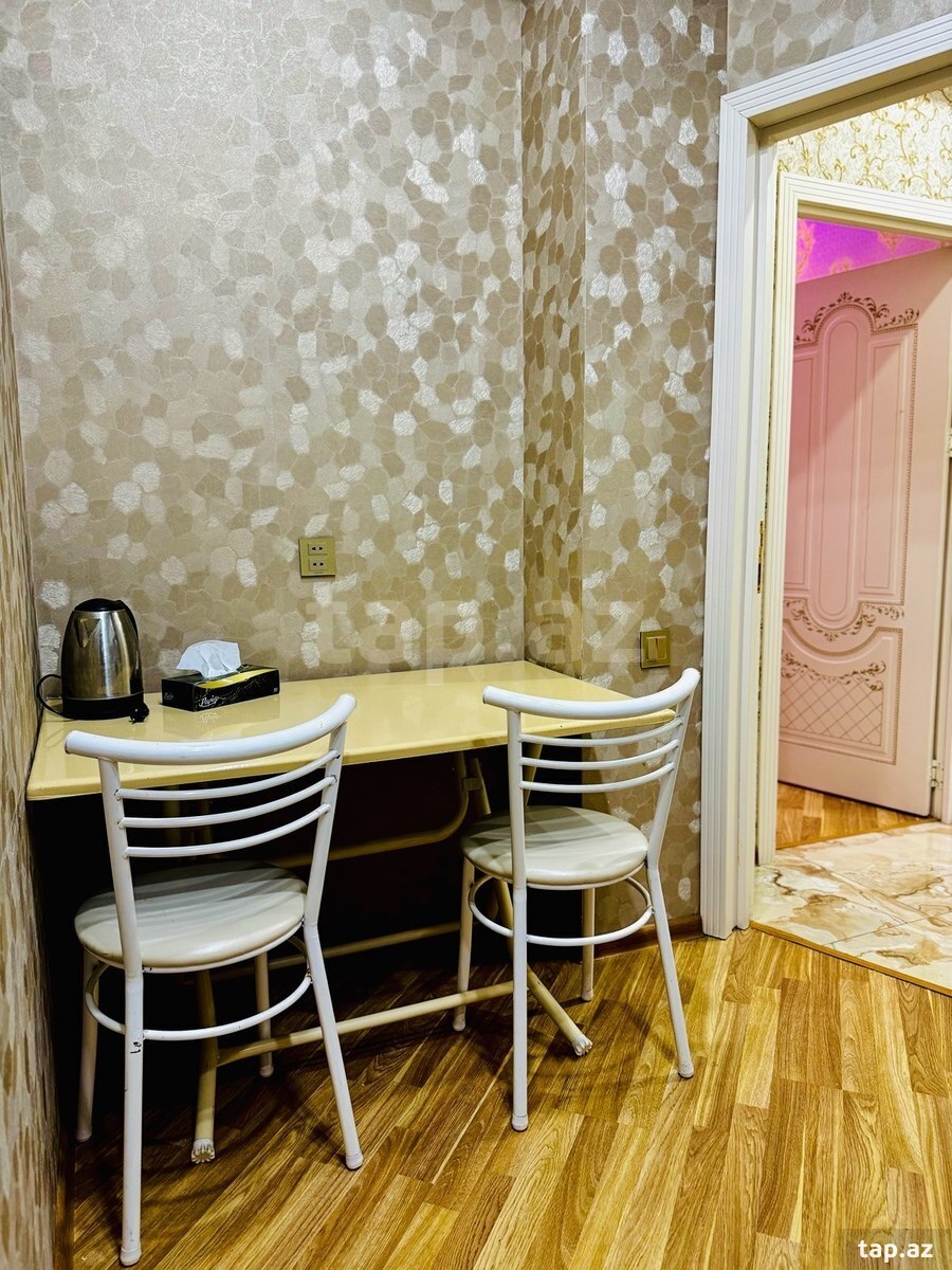 3-otaqlı yeni tikili kirayə verilir, Həsən Salmani küç. 1, 100 m²