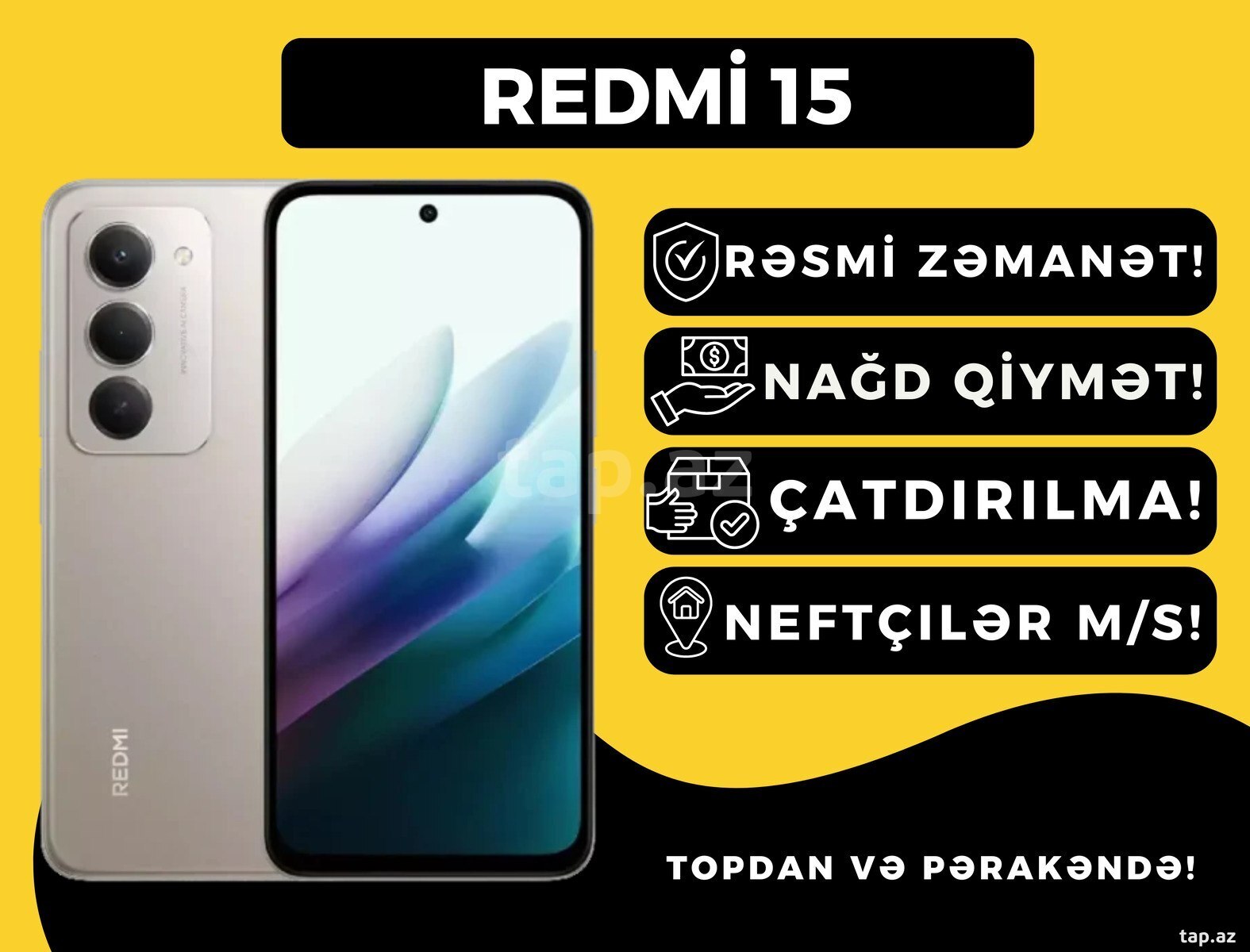 Xiaomi Redmi 15 Titan Gray 256GB/8GB