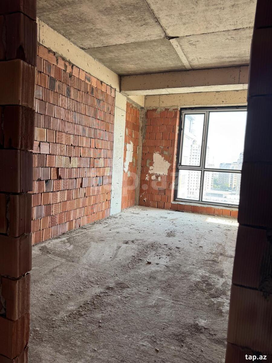 3-otaqlı yeni tikili, Nərimanov r., 126.7 m²