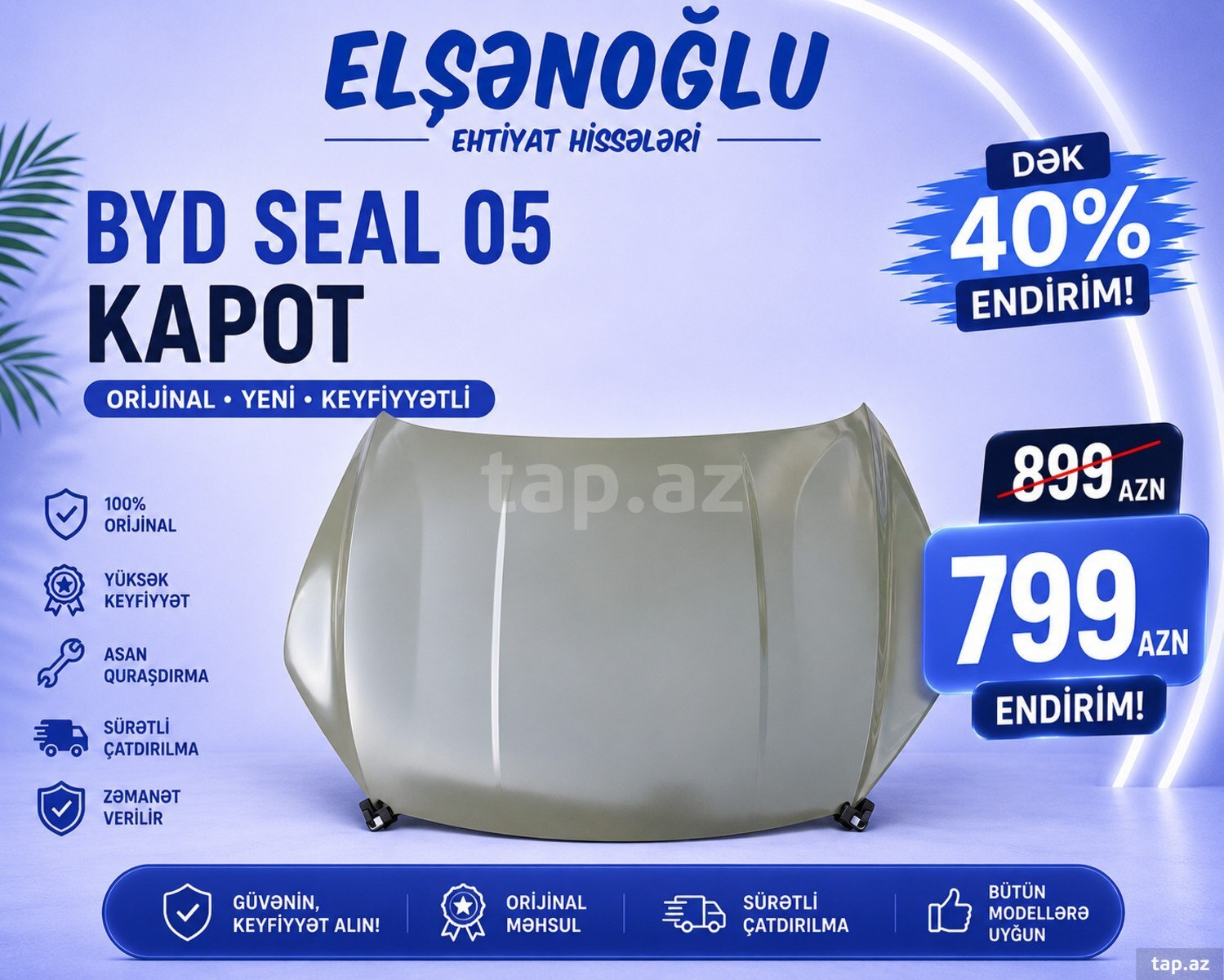 Byd Seal 05 kapotu