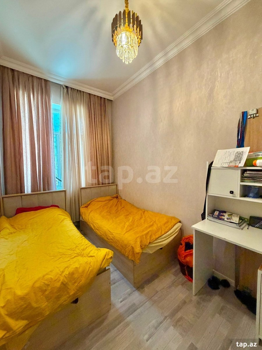 3-otaqlı yeni tikili, Həzi Aslanov m., 77 m²