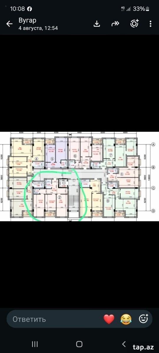 2-комн. новостройка, Гусарский р., 82 м²
