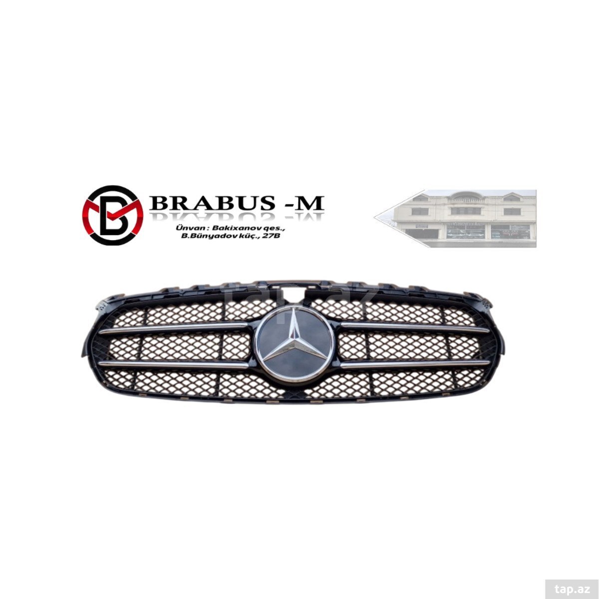 Mercedes W253 diamond radiator barmaqlığı