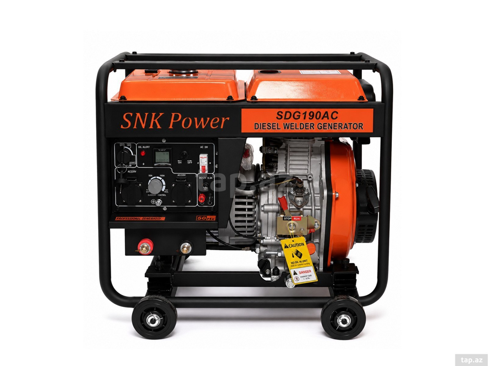 SNK Power qaynaq aparatı (generatorlu) 2kVt (dizel) Model: SDG190AC — 1