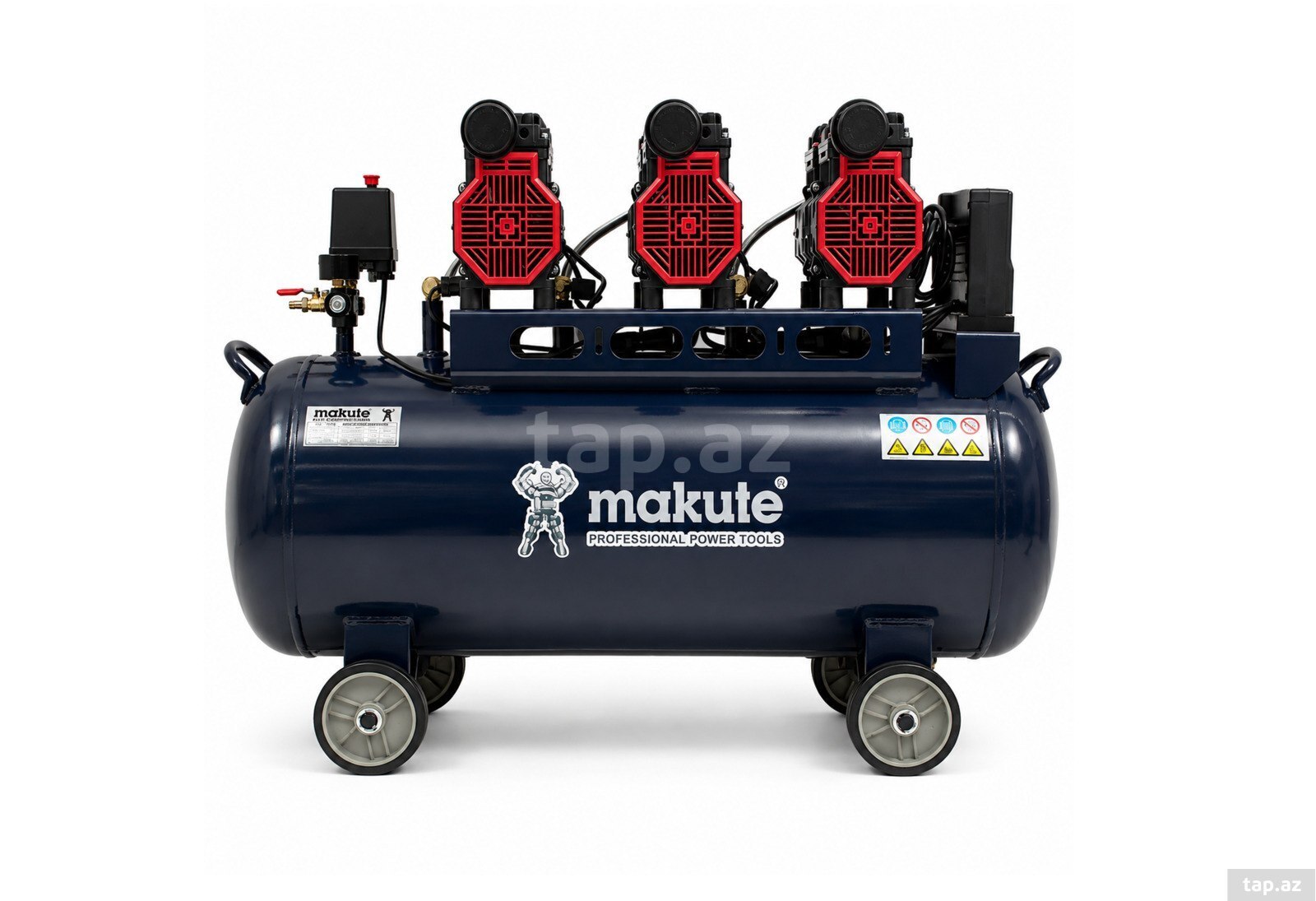 Makute hava kompressoru (yağsız/səssiz) 100l Model: MK-228100 — 1