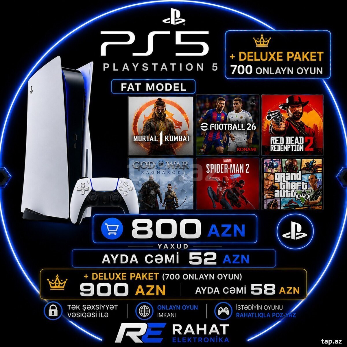 Sony PlayStation 5 fat 825GB