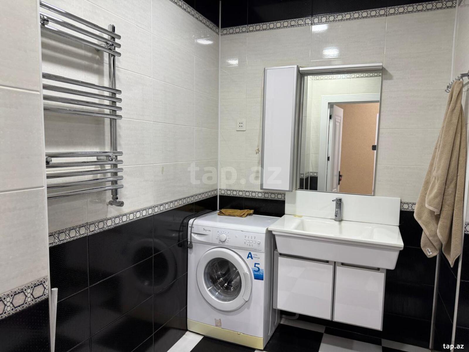 3-otaqlı yeni tikili kirayə verilir, N.Nərimanov m., 120 m²