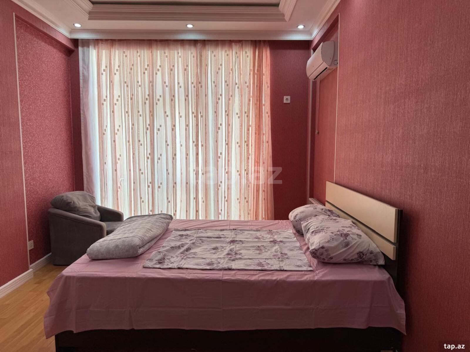 3-otaqlı yeni tikili kirayə verilir, N.Nərimanov m., 120 m²