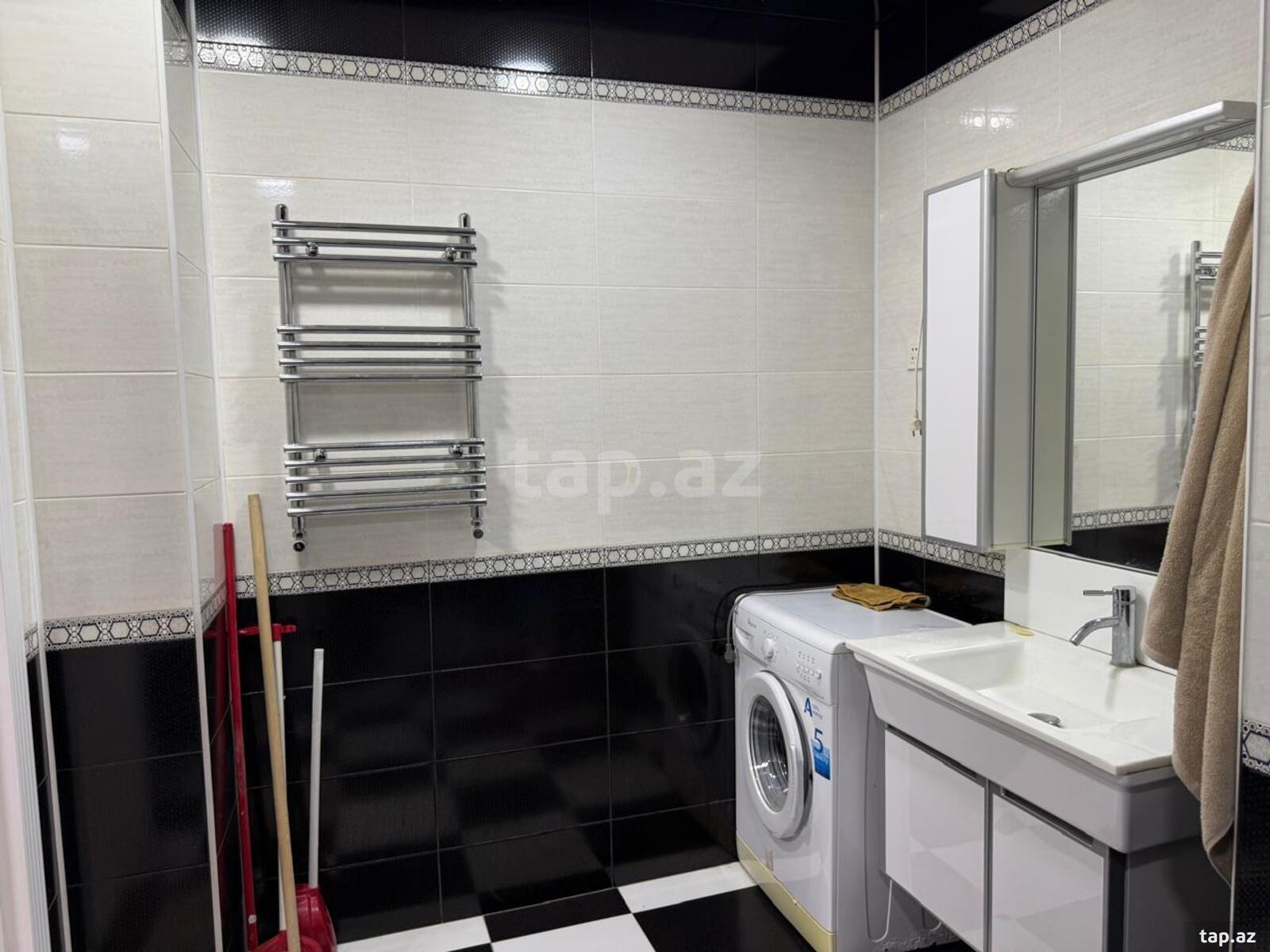 3-otaqlı yeni tikili kirayə verilir, N.Nərimanov m., 120 m²
