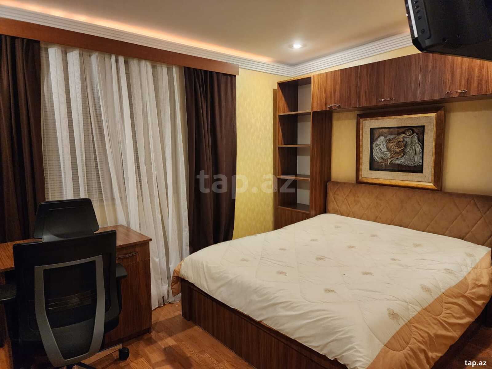 5-otaqlı yeni tikili kirayə verilir, Aşıq Molla Cümə küç., 9 a., 210 m²