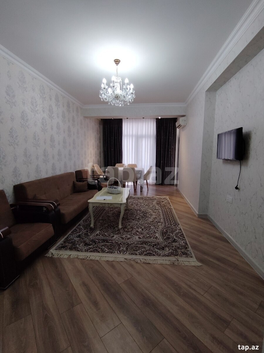 2-otaqlı yeni tikili kirayə verilir, N.Nərimanov r., 70 m²