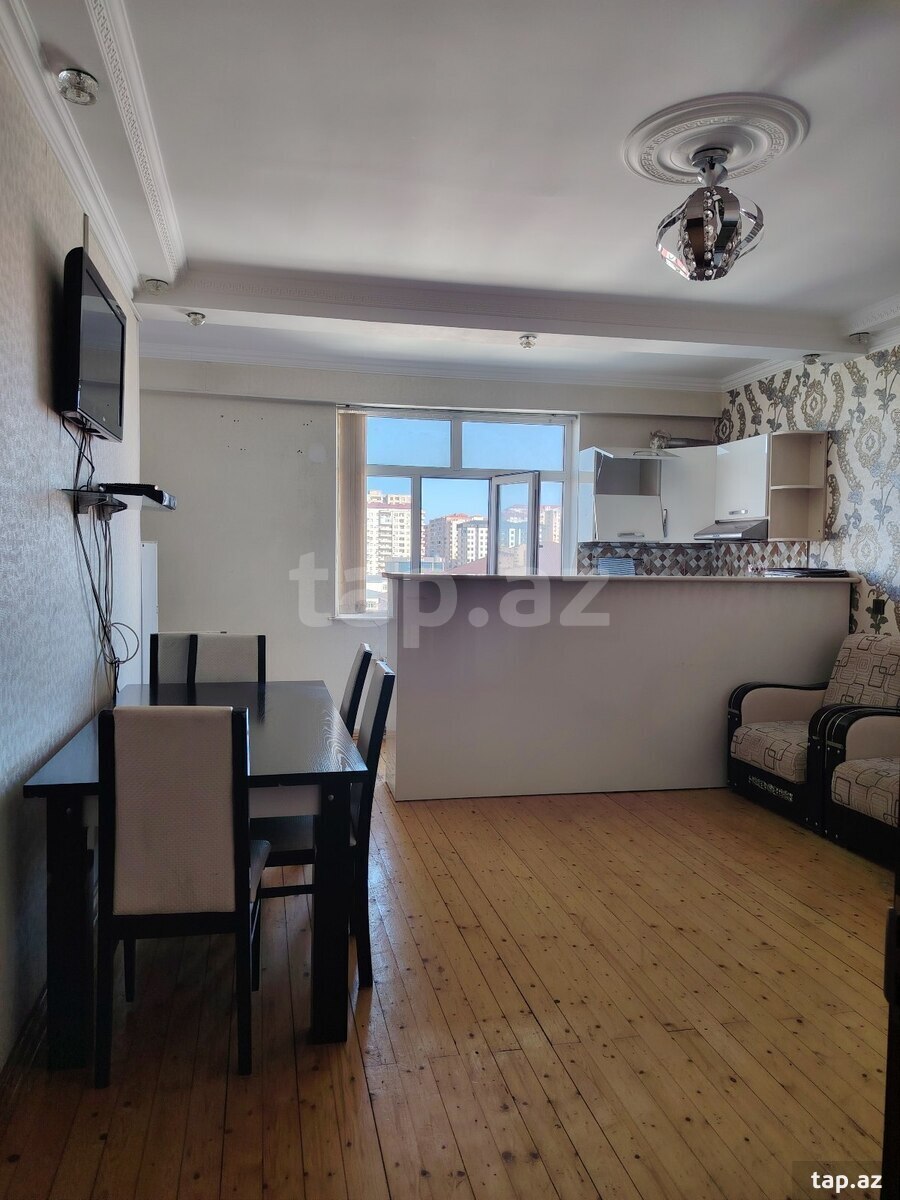 2-otaqlı yeni tikili kirayə verilir, N.Nərimanov r., 70 m²