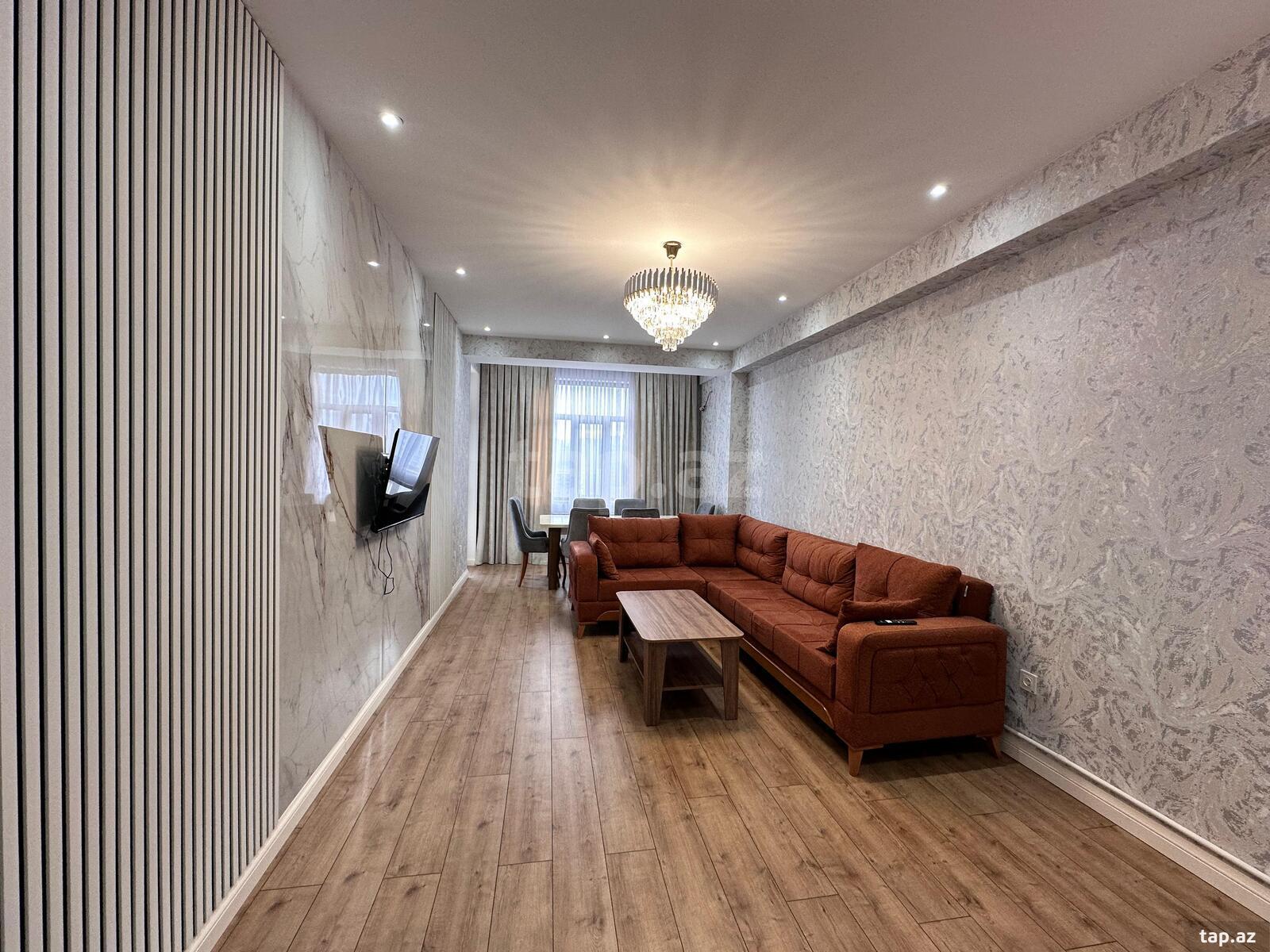 2-otaqlı yeni tikili kirayə verilir, Nəsimi r., 65 m²