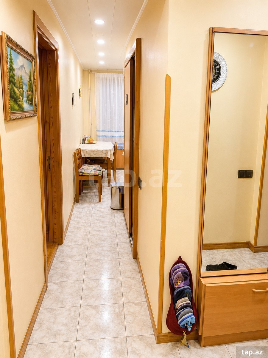 3-otaqlı mənzil kirayə verilir, Bakıxanov küç., 90 m²