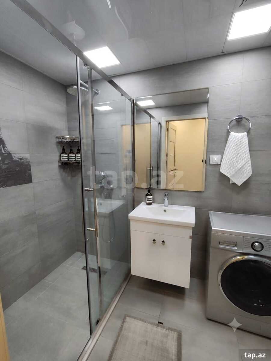 3-otaqlı mənzil kirayə verilir, N.Nərimanov r., 80 m²