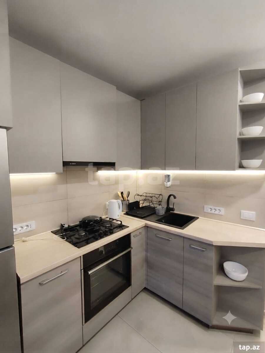 3-otaqlı mənzil kirayə verilir, N.Nərimanov r., 80 m²