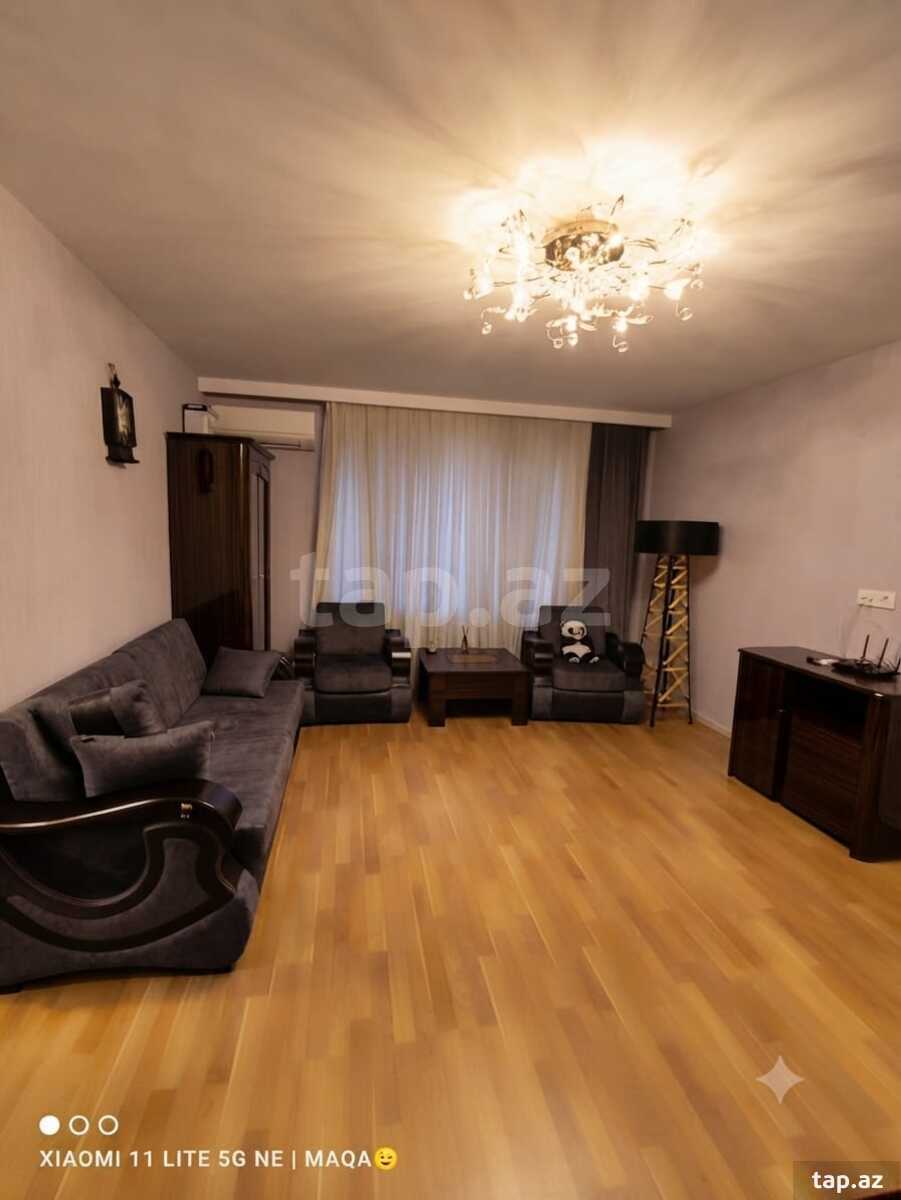 3-otaqlı mənzil kirayə verilir, N.Nərimanov r., 80 m²