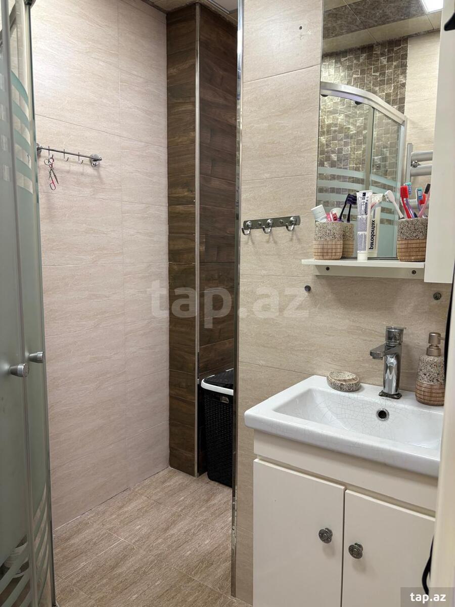 3-otaqlı mənzil, Həzi Aslanov m., 80 m²