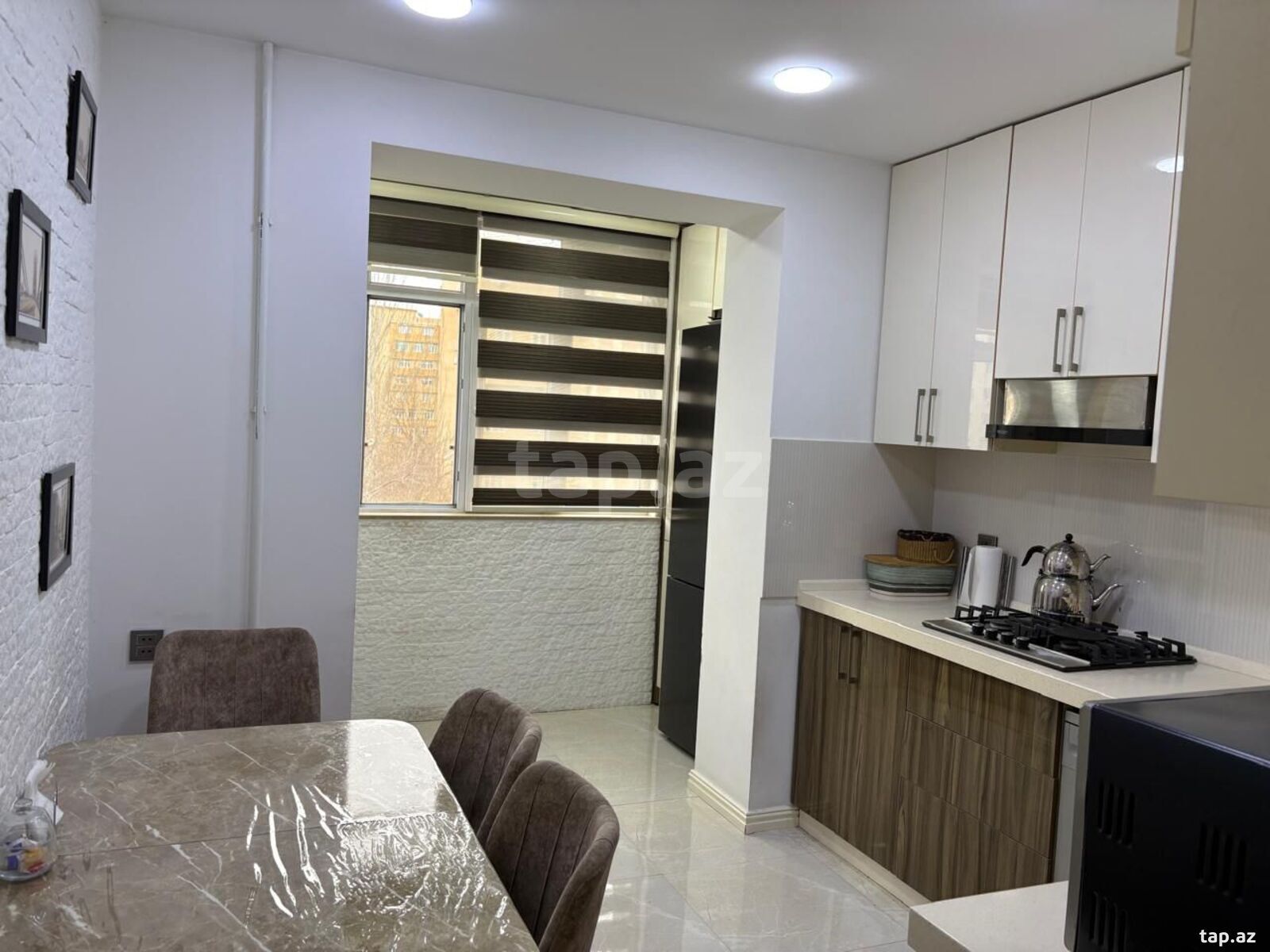 3-otaqlı mənzil, Həzi Aslanov m., 80 m²