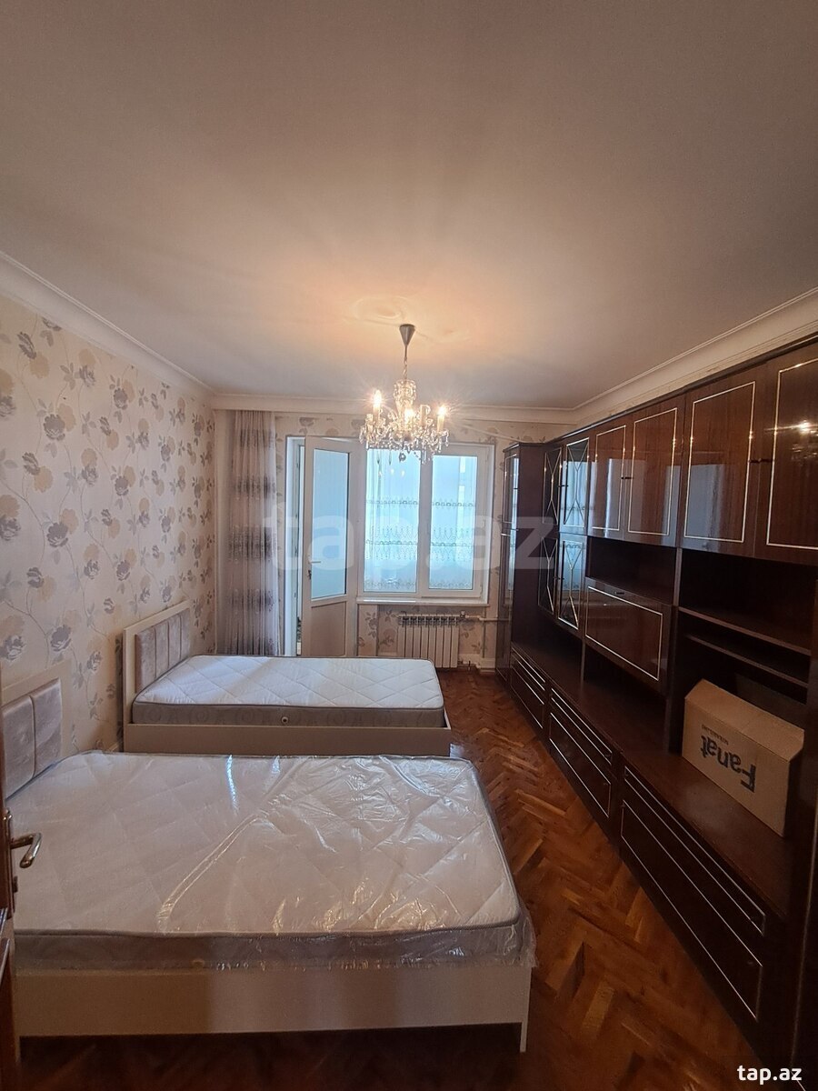 3-otaqlı mənzil kirayə verilir, Xalqlar Dostluğu m., 80 m²