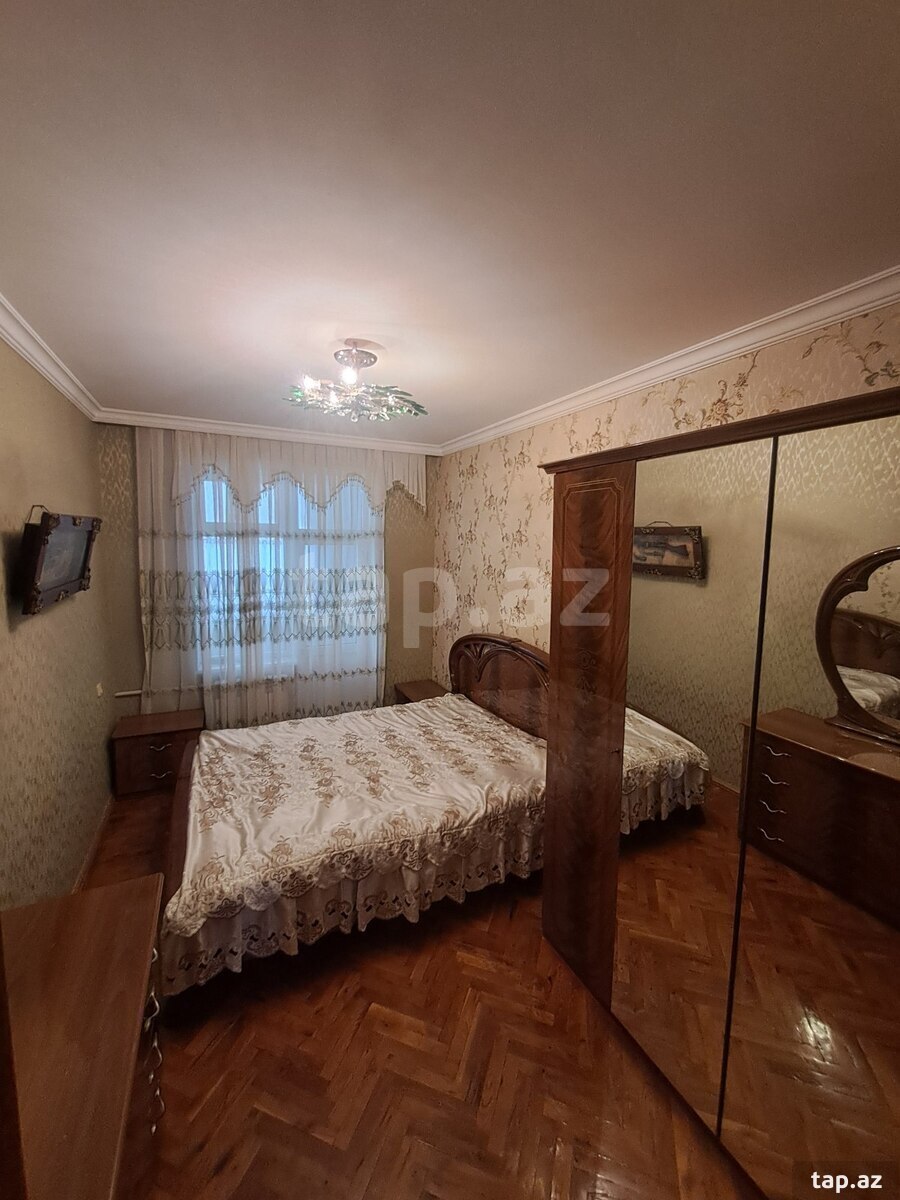 3-otaqlı mənzil kirayə verilir, Xalqlar Dostluğu m., 80 m²