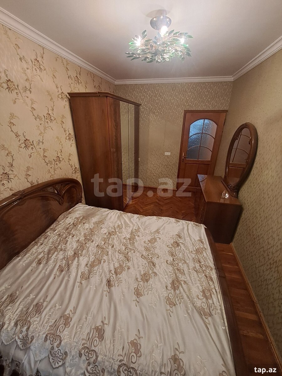 3-otaqlı mənzil kirayə verilir, Xalqlar Dostluğu m., 80 m²