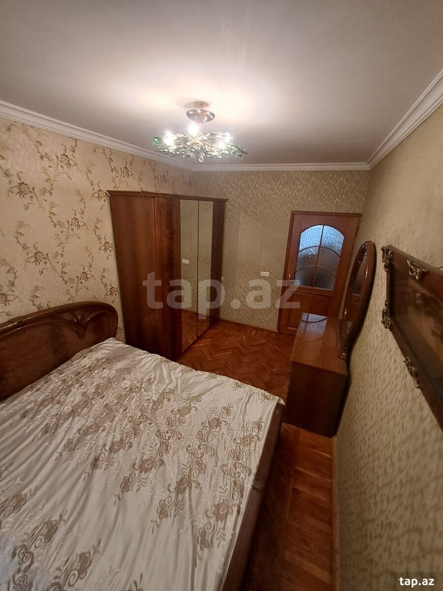 3-otaqlı mənzil kirayə verilir, Xalqlar Dostluğu m., 80 m²