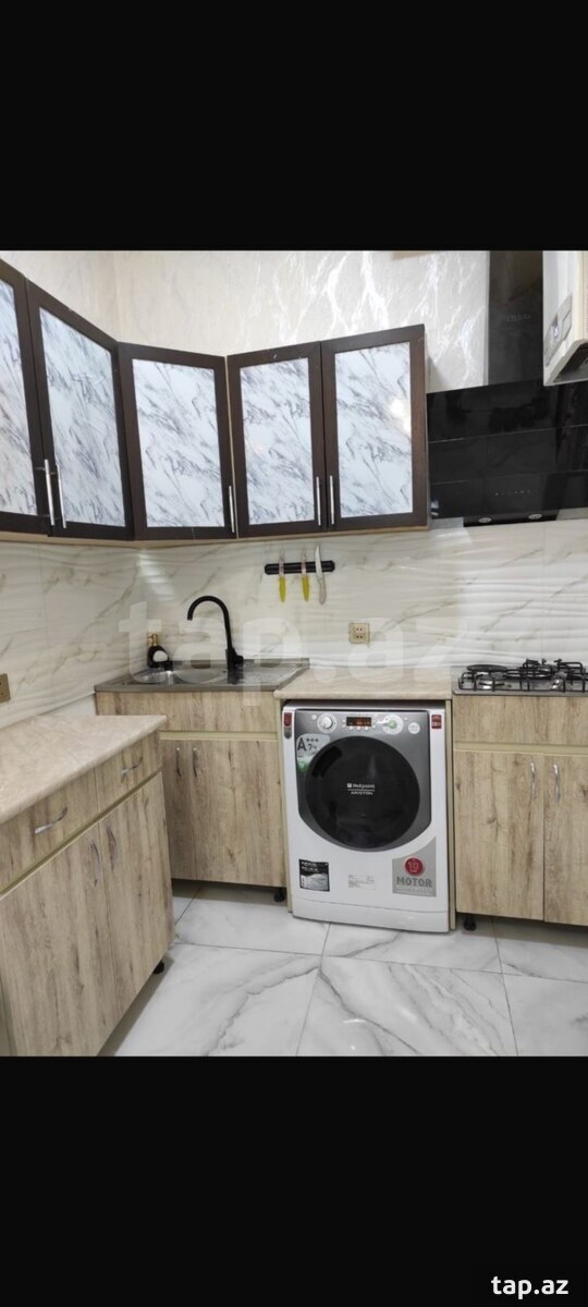 2-otaqlı mənzil kirayə verilir, Səbail r., 55 m²