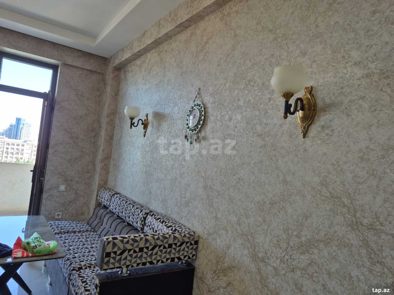 2-otaqlı yeni tikili kirayə verilir, N.Nərimanov m., 96 m²
