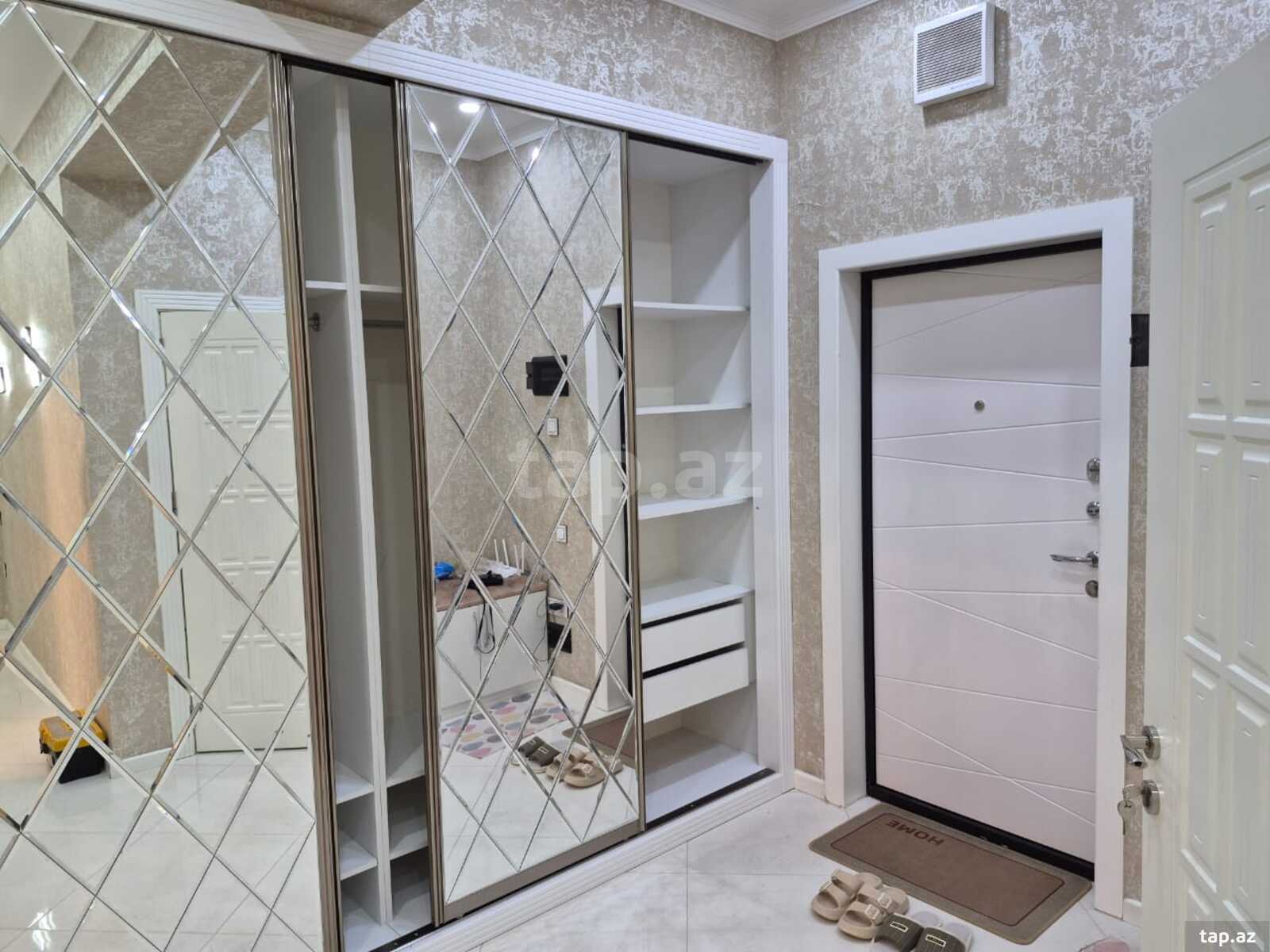 2-otaqlı yeni tikili kirayə verilir, N.Nərimanov m., 96 m²