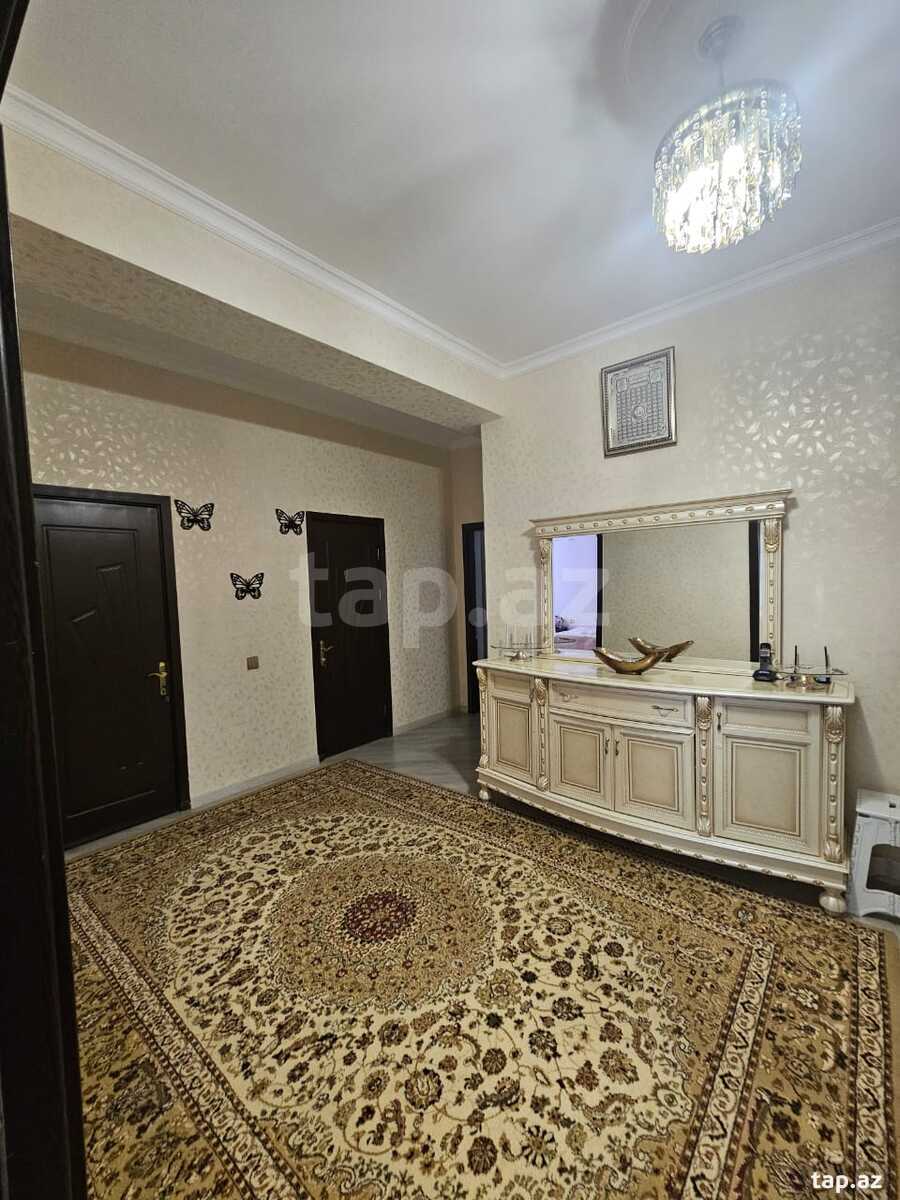 3-otaqlı yeni tikili, Həzi Aslanov m., 106 m²