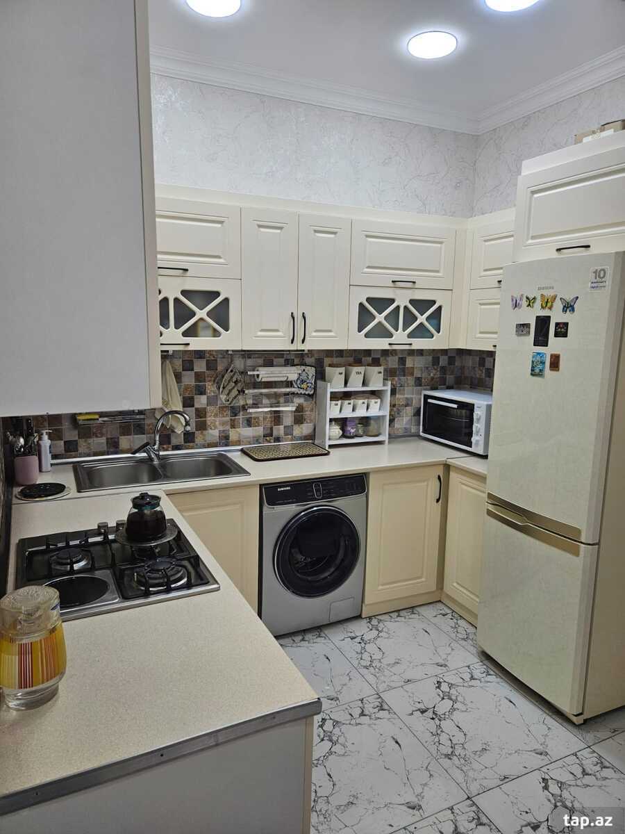 3-otaqlı yeni tikili, Həzi Aslanov m., 106 m²